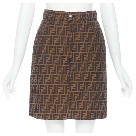 fendi zucca skirt